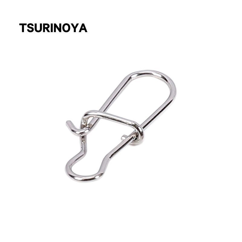 Fishing Equipment Tackle - TSURINOYA Edelstahl Angeln Snaps 50PCS Fastlock