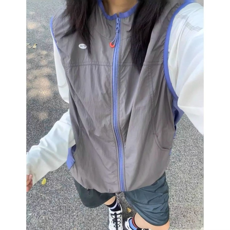 Fishing Vest Jacket - Sommer Y2K Leichte Sportwesten für Damen