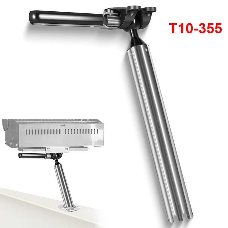 Rod Holder Fishing - Allwinkelverstellbare Angelrutenhalterung für Grillmontage, passend für
