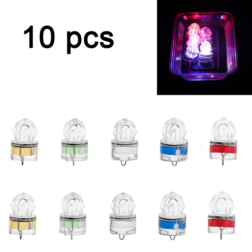 Fishing Equipment Tackle - 10 stücke LED Angeln Lampe Unterwasser