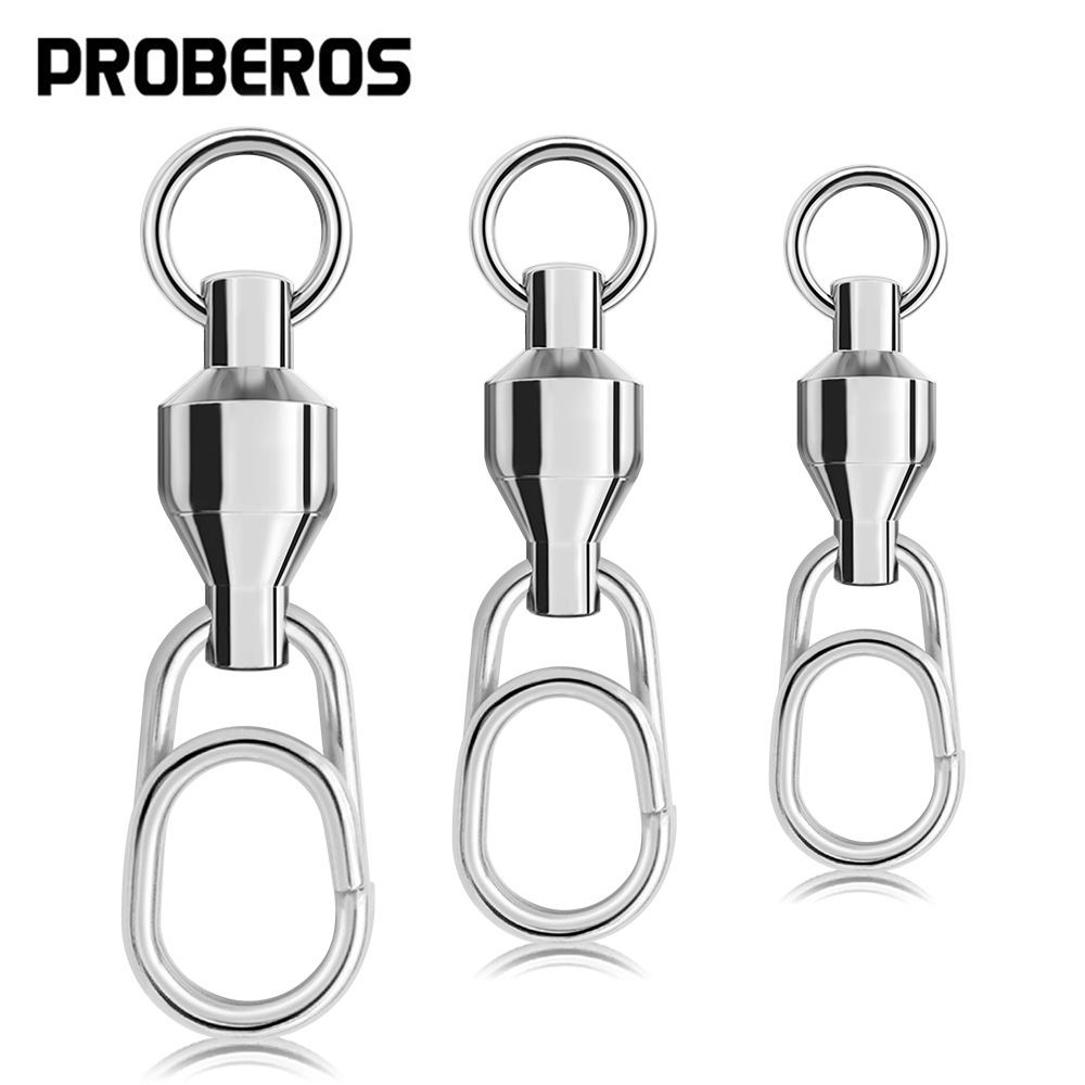 Fishing Equipment Hook - 10Pcs Angeln Stecker Roll Wirbel Snap