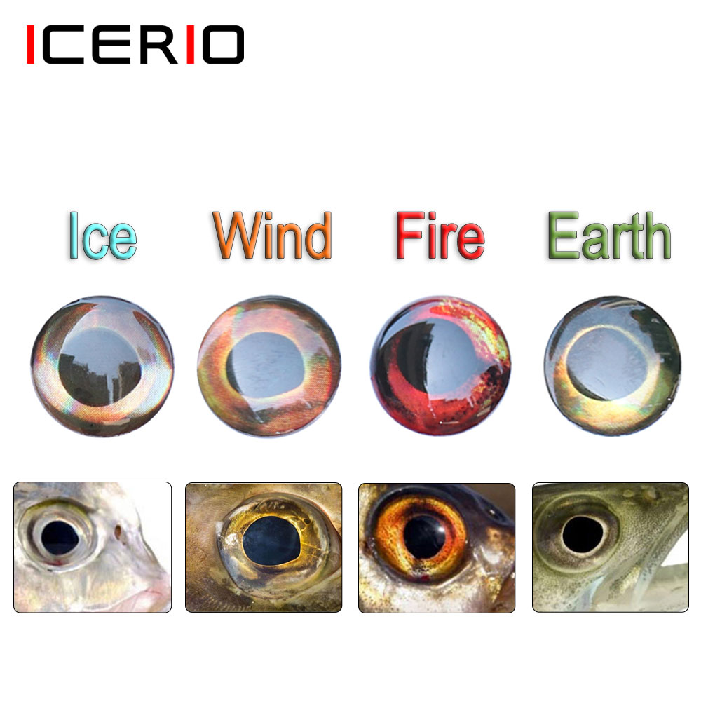 Fishing Equipment Fly - ICERIO 100PCS Holographische 3D 4D Fisch