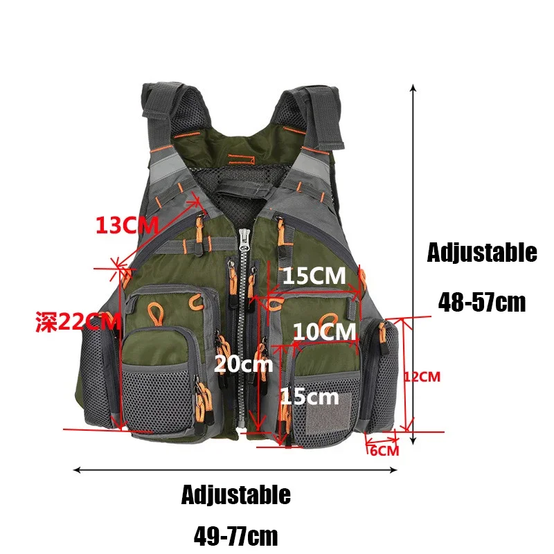 Einstellbare Angeln Weste Atmu – Fishing Vest Jacket Bewertung und Preis