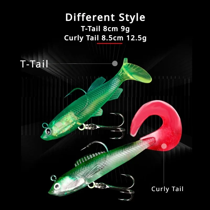 10 Stück Köder mit T-Schwanz,  – Fishing Equipment Online Bewertung und Preis