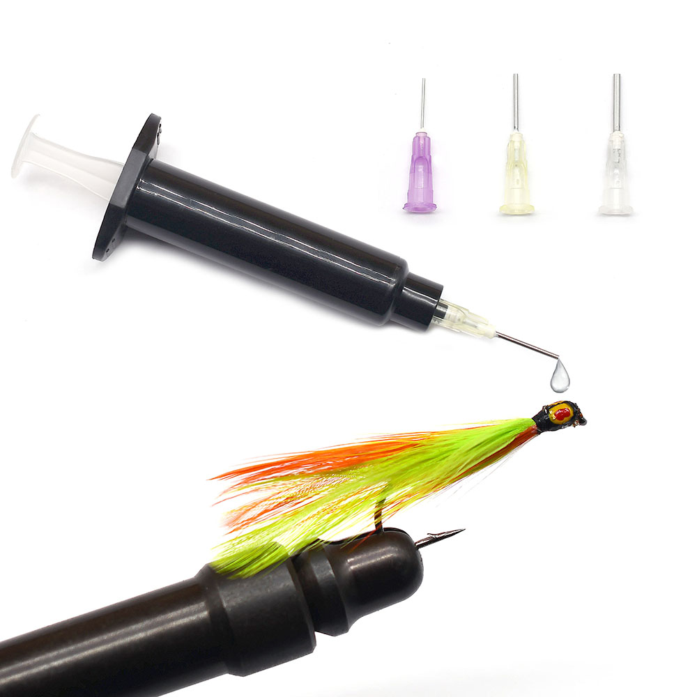 2 Sets schwarze UV-Harz-Dosier – Fishing Equipment Fly Bewertung und Preis