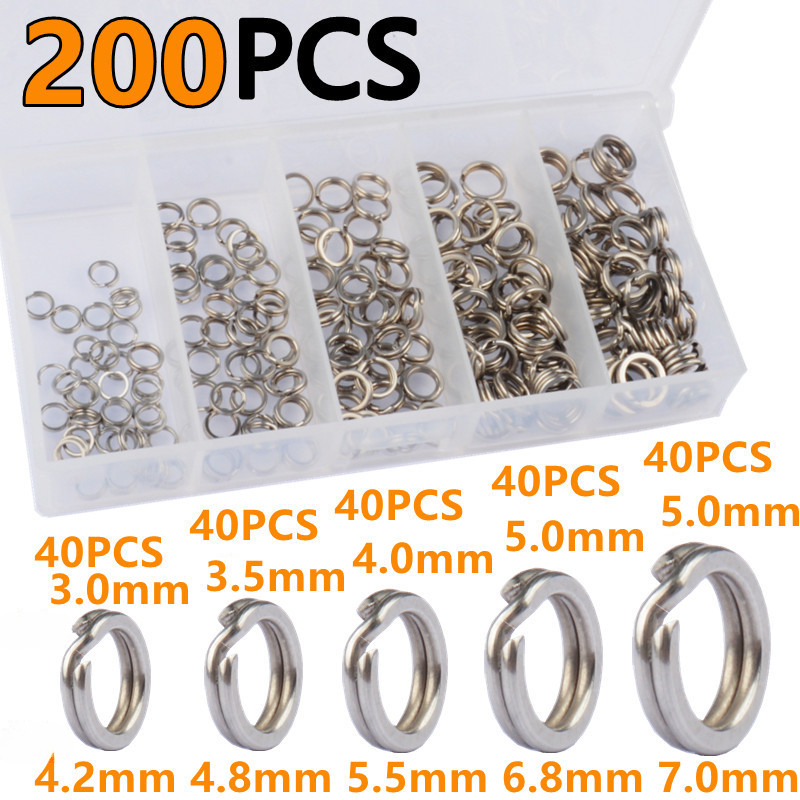 250 Stück 5 Größen Hochfeste G – Fishing Equipment Tackle Bewertung und Preis