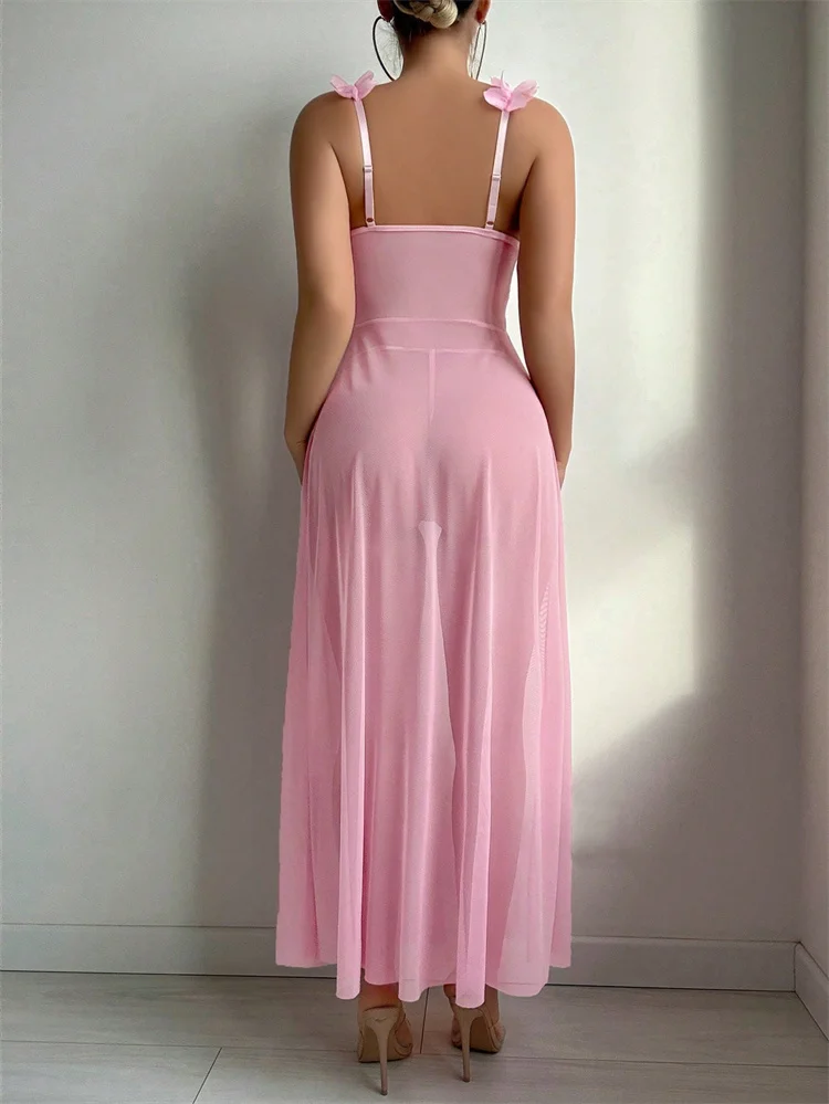 Rosa Blumenmuster Sexy Nachthe – Waders Bewertung und Preis